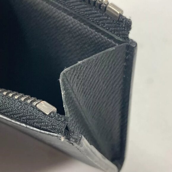 LOUIS VUITTON M63536 MonogramEclipse Portemonejour Wallet Coin Case coin purse - Picture 13 of 13